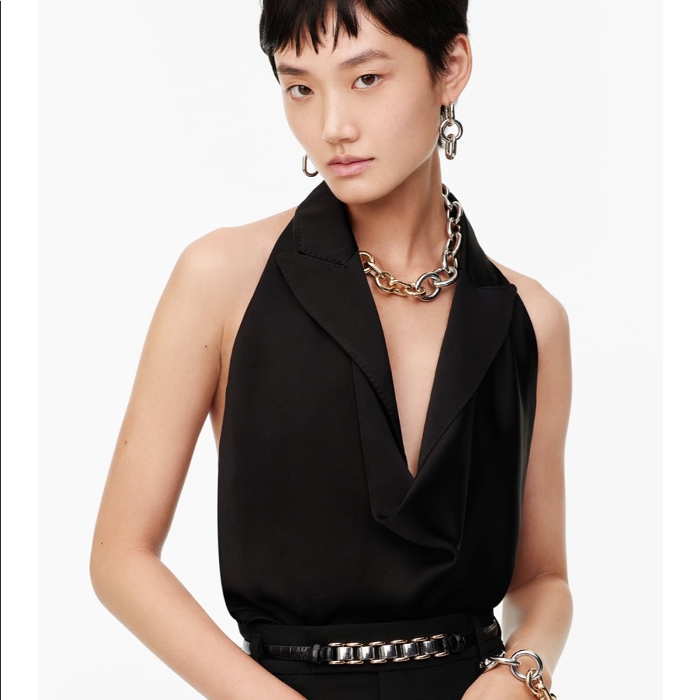 ZARA limited edition satin effect top